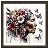 Matriarch With Wildflowers