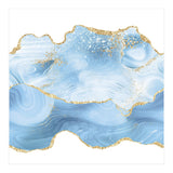 Blue & Gold Glitter Agate Texture 05 (Print Only) thumbnail