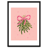 Mistletoe And Pink Bow thumbnail