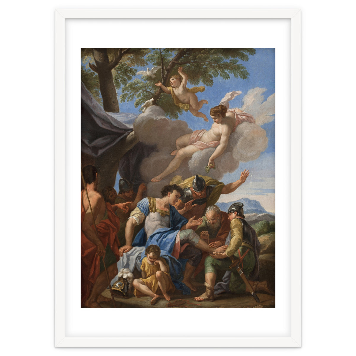 Hendrik Krock – Venus Brings Healing Herbs to the Wounded Aeneas