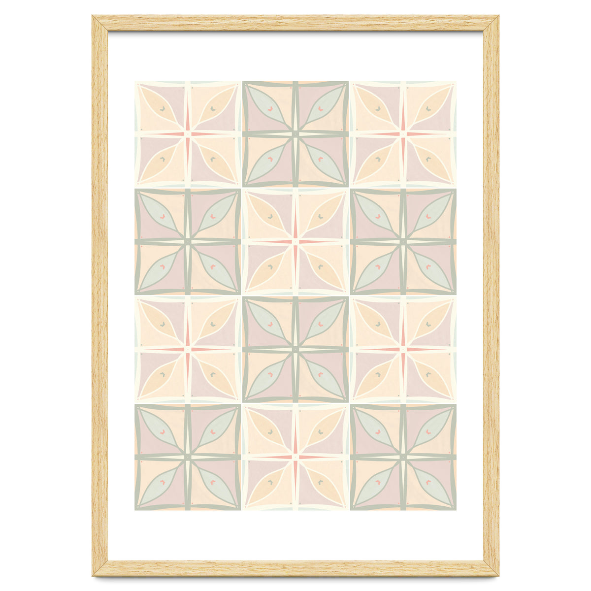 Old Style Pastels Kitchen Tiles