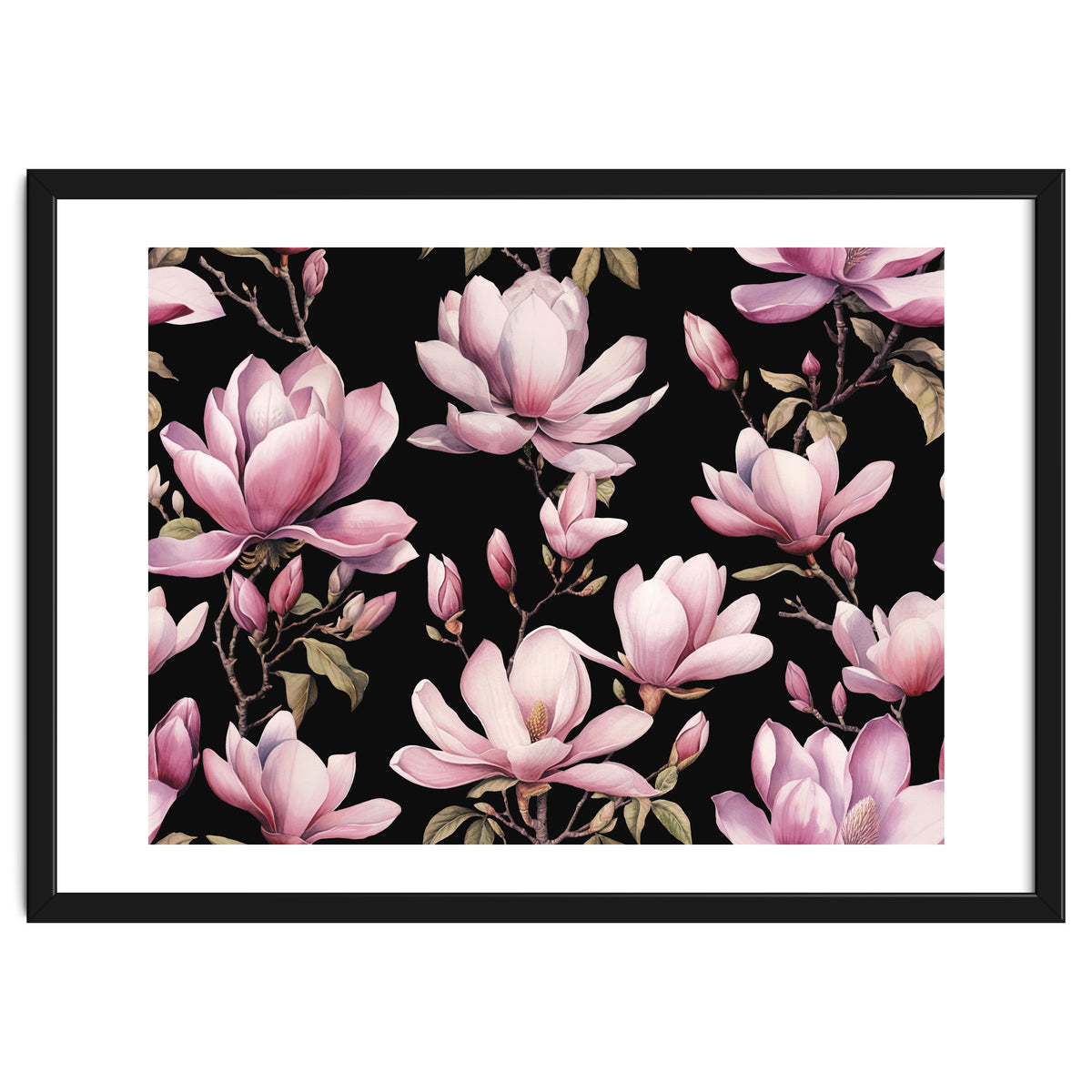 Magnolia Spring Romance Black