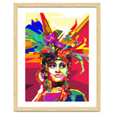 Beauty Traditional Ethnic Woman Pop Art thumbnail