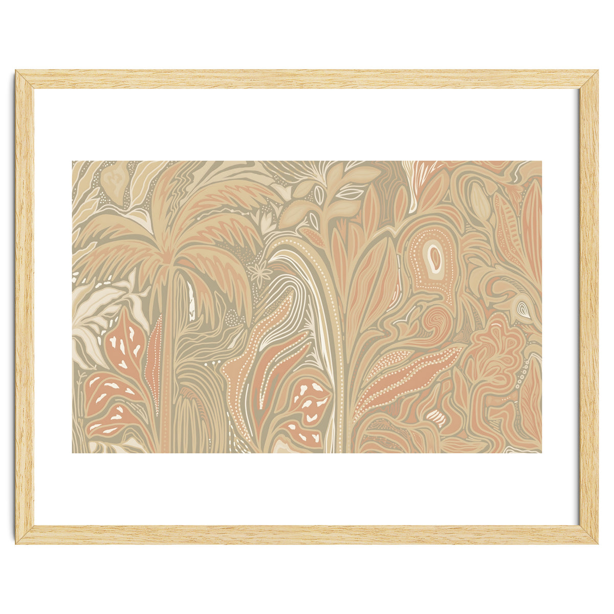 Palmae Mysticae Biege Rustic