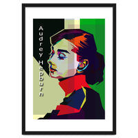 Beauty Audrey Hepburn Pop Art WPAP
