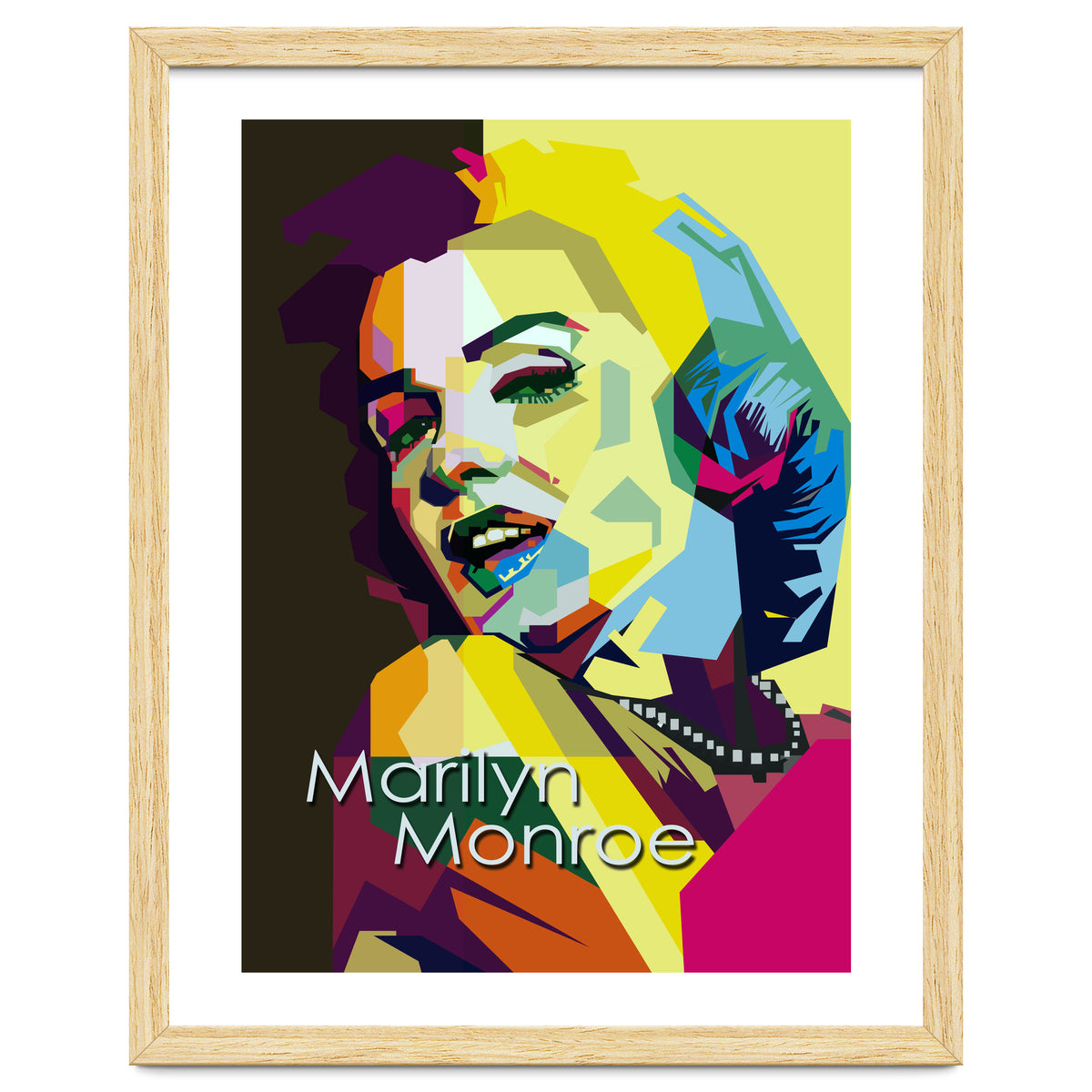 Marilyn Monroe Beauty Actress Pop Art Wpap