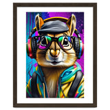 A Chipmunk In Headphones And Glasses thumbnail