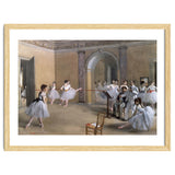 The Dance Foyer at the Opera on the rue Le Peletier, 1872 - 32x46 cm - oil on canvas. thumbnail