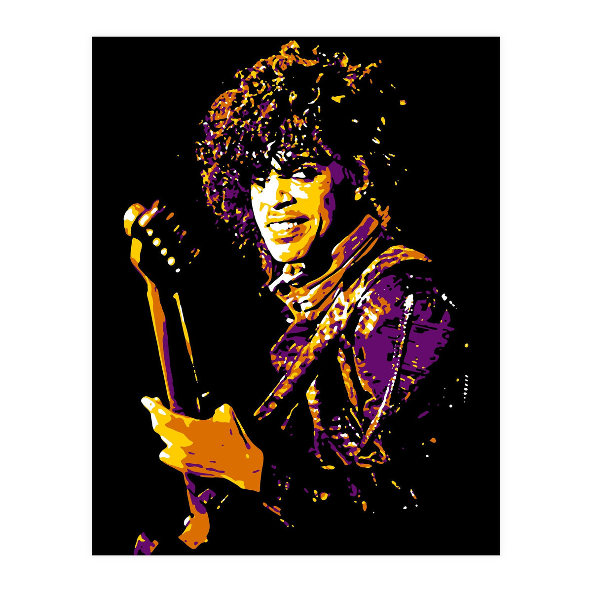 Prince Musician Legend in Pop Art (Print Only)