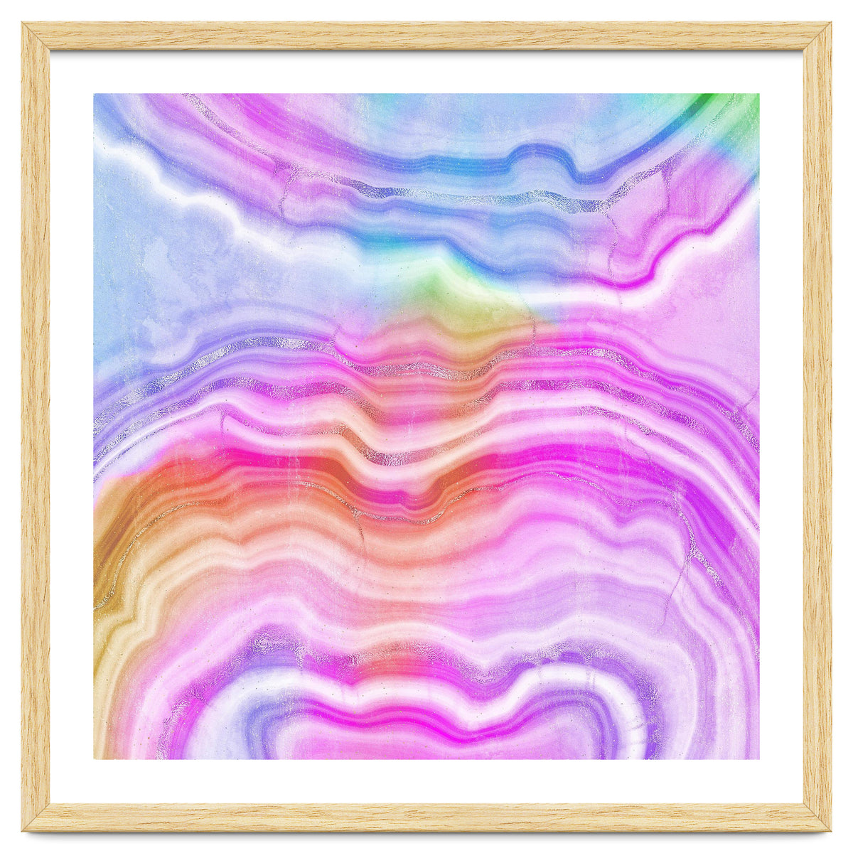 Neon Agate Texture 03