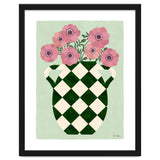 Checkered vase with anemones thumbnail