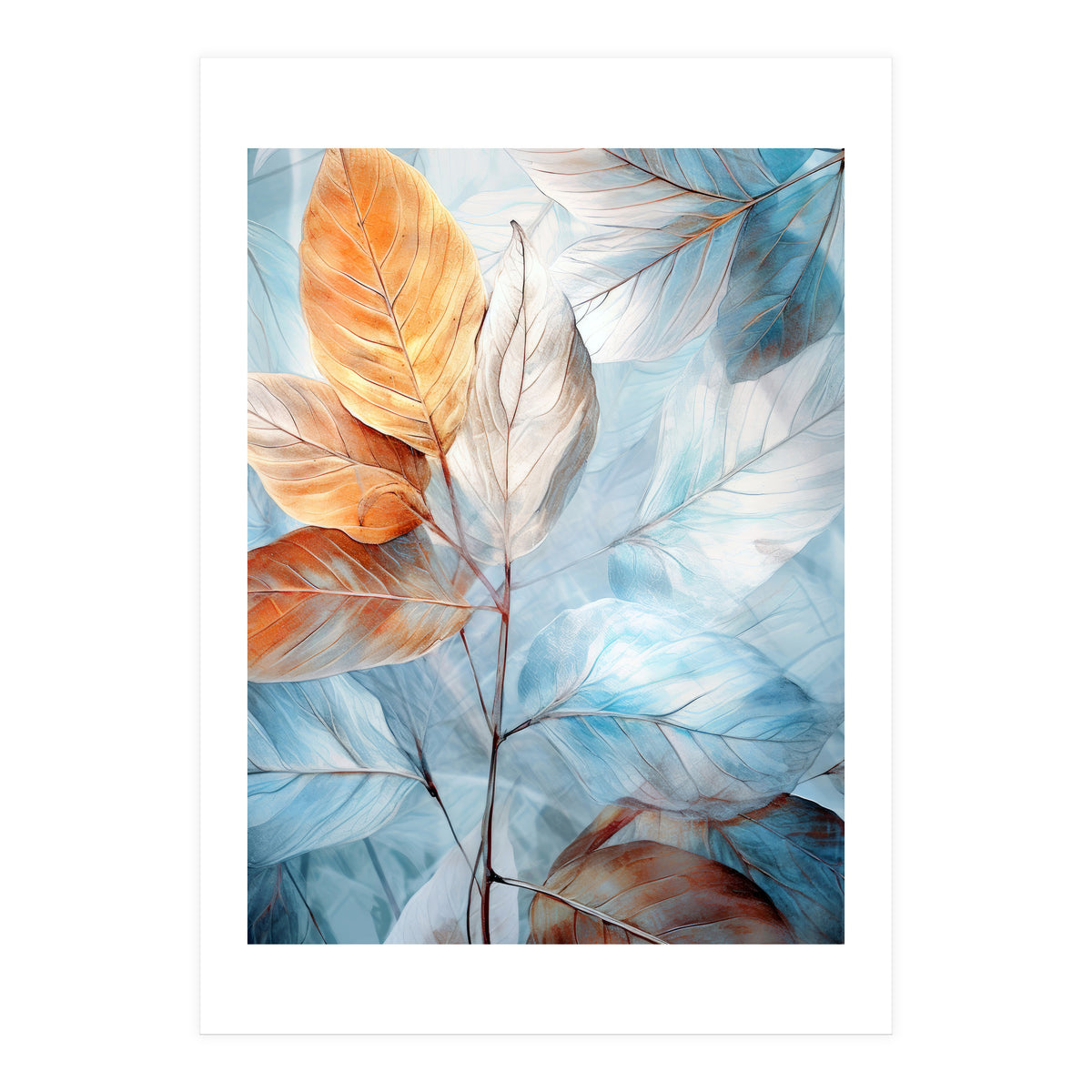 Winter leaves 3 (Print Only)