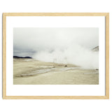 Tourists hidden in the hot spring steam -  Iceland thumbnail