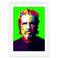 Jeff Bridges Hollywood Actor Pop Art WPAP