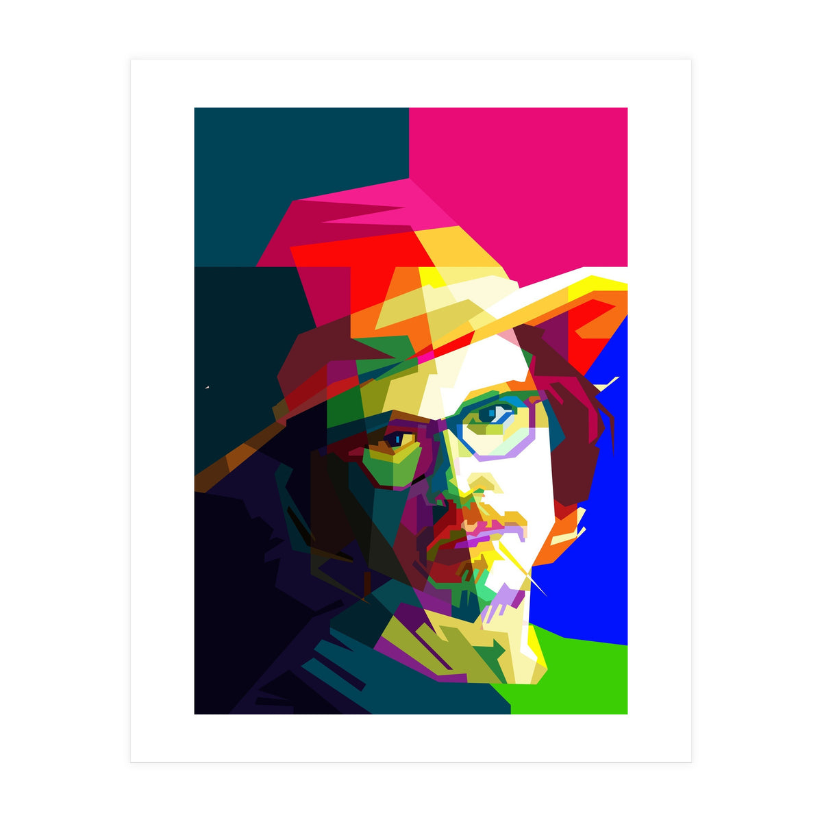 Johny Depp Hollywood Movies Pop Art WPAP (Print Only)