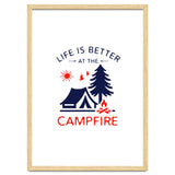 Life Is Better At The Campfire – Funny Camping Quote Gift for Campers thumbnail