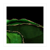 Green & Gold Agate Texture 05  (Print Only) thumbnail