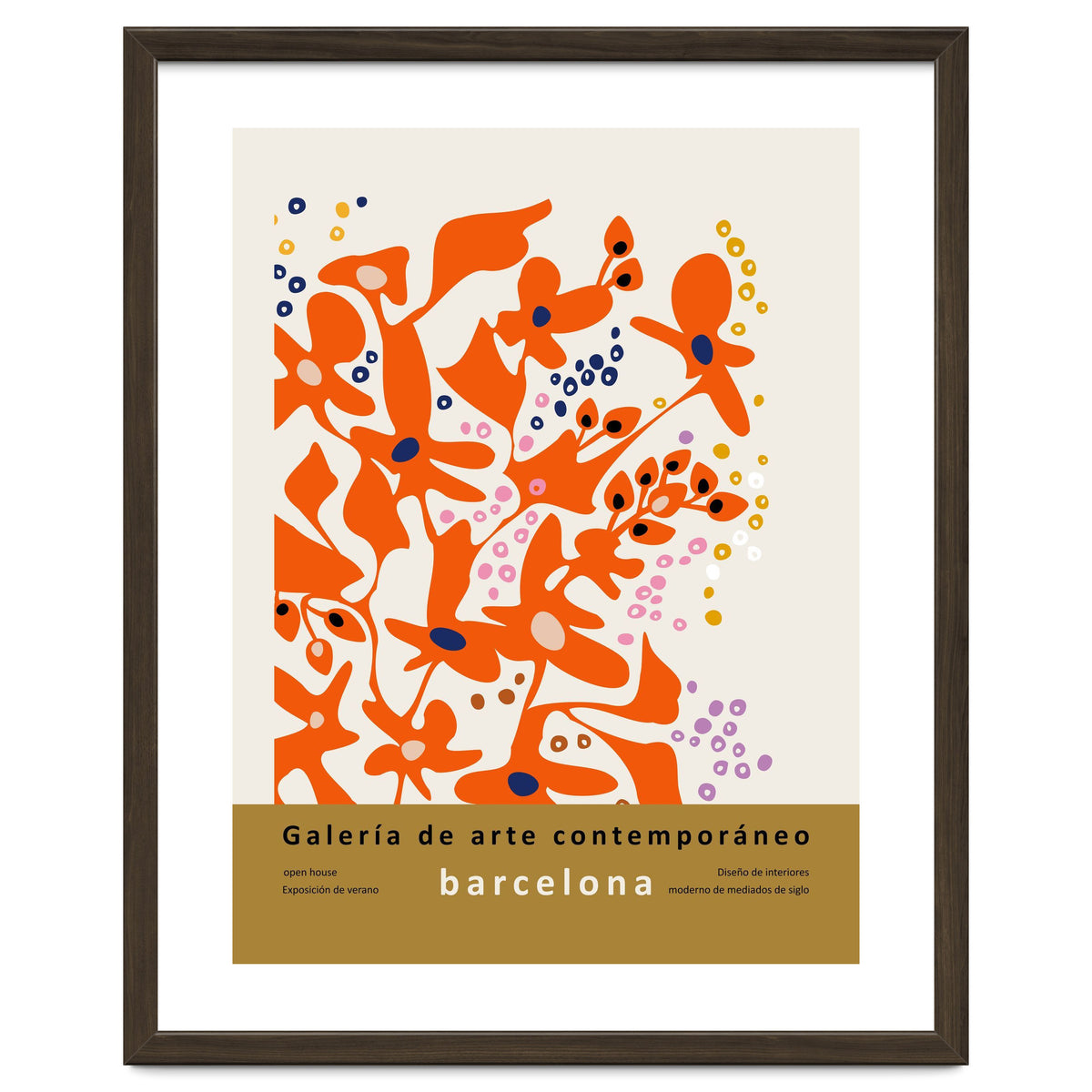 Contemporary art gallery Barcelona design and interior