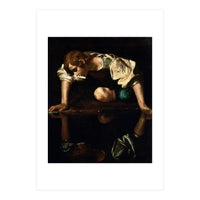 Caravaggio – Narcissus (ca. 1600) | Dramatic Baroque Masterpiece (Print Only)
