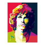 Jim Morrison Legendary Rock Pop Art WPAP (Print Only) thumbnail