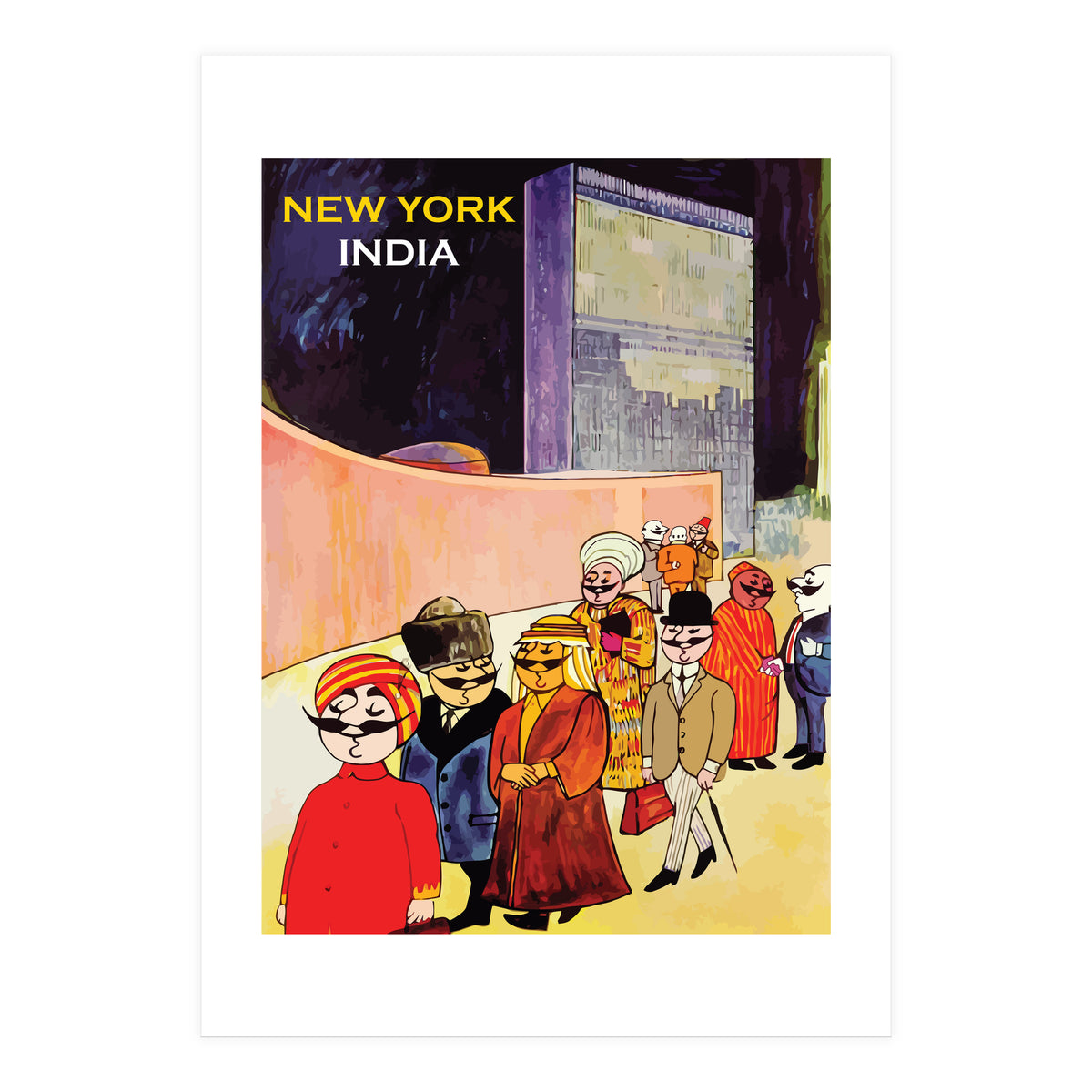 New York - India (Print Only)