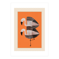 Tangerine Flamingos (Print Only)