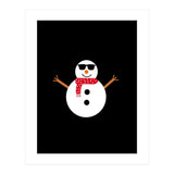 Funny Winter Snowman (Print Only) thumbnail