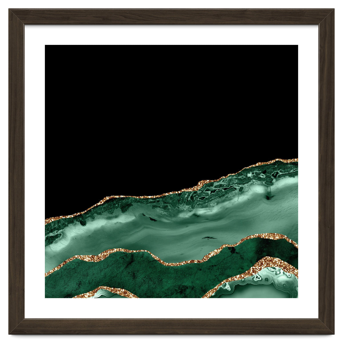 Emerald & Gold Agate Texture 02