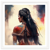 Braided Warrior Woman Profile