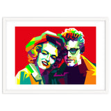 Marilyn Monroe And James Dean Pop Art WPAP thumbnail