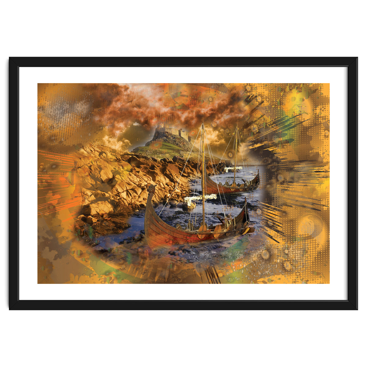 Lindesfarne Viking Raid 793 AD