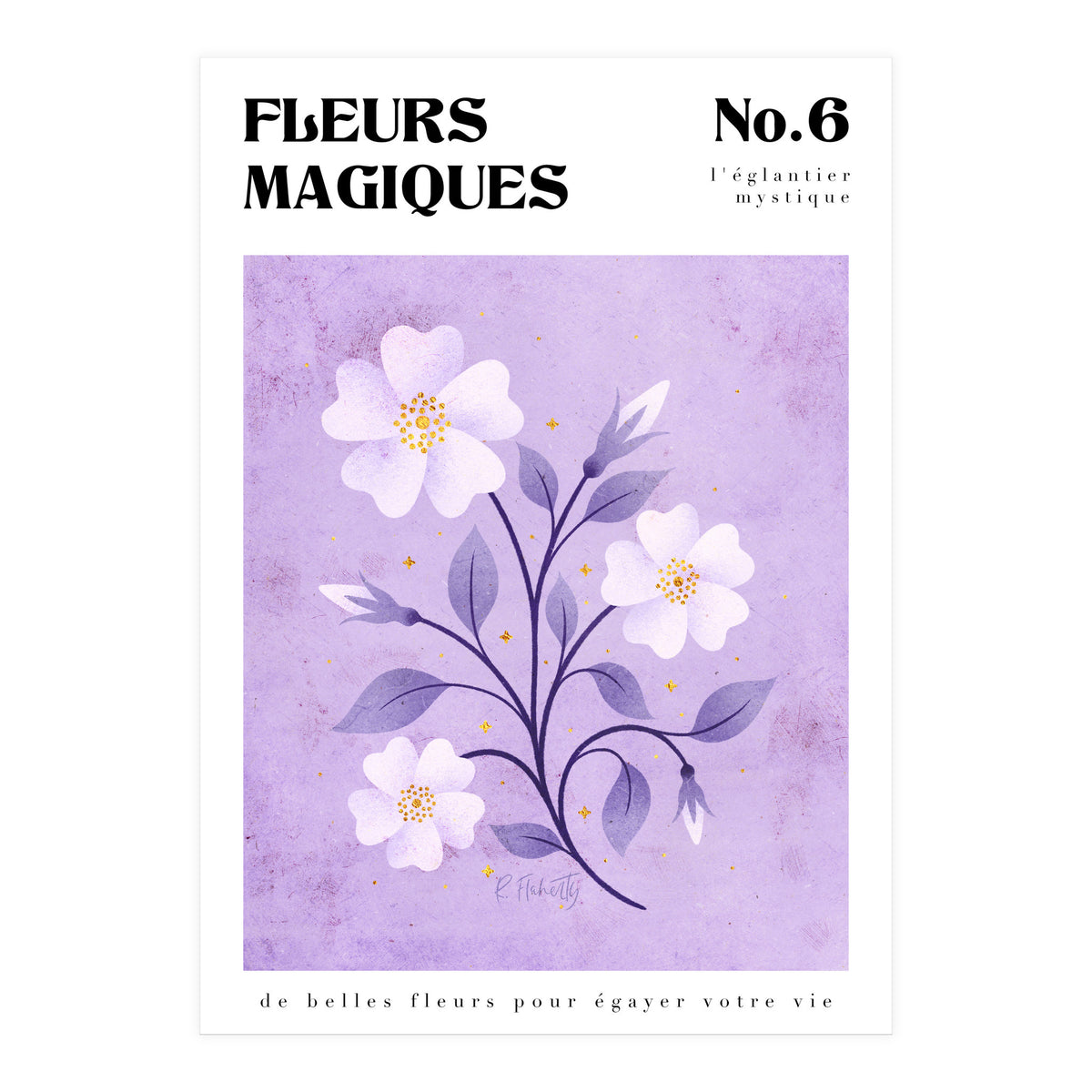 Magical Flowers No.6 Mystic Dog Rose (Print Only)