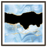 Blue & Gold Glitter Agate Texture 03 thumbnail