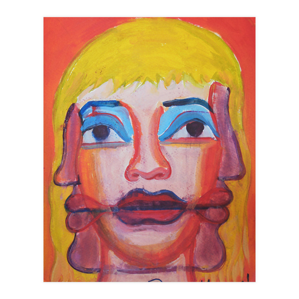 Cabeza De Mujer 2 (Print Only)