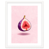Fresh Figs, Watercolor Fruit, Mediterranean Still Life thumbnail