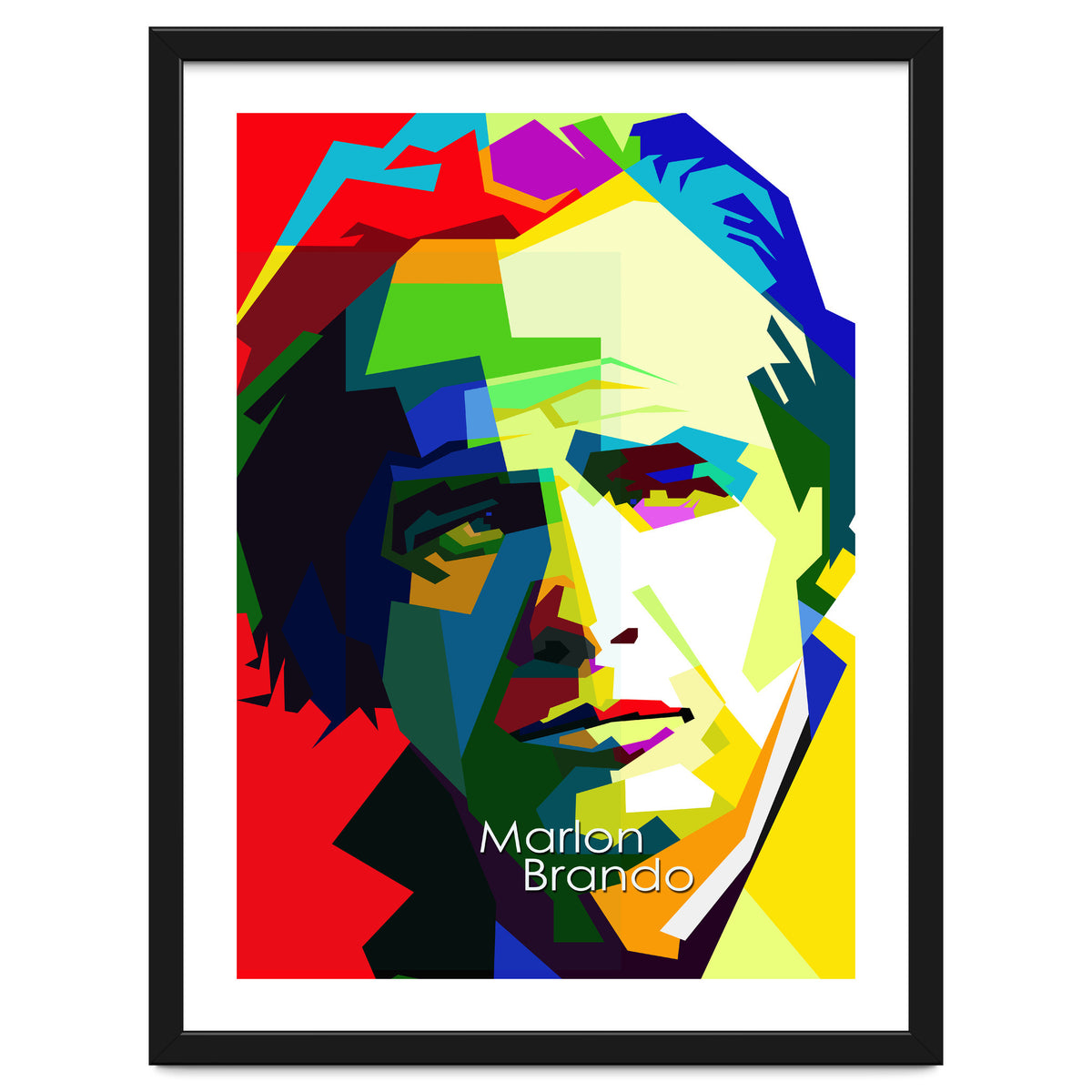 Marlon Brando Pop Art WPAP