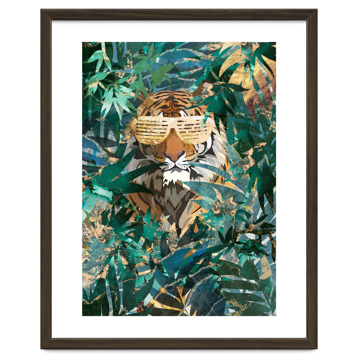 Hip hop tiger in the jungle