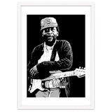 Willie King American Blues Musician in Grayscale thumbnail