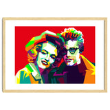 Marilyn Monroe And James Dean Pop Art WPAP thumbnail