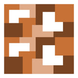 Brown Abstract Square Tiles (Print Only) thumbnail