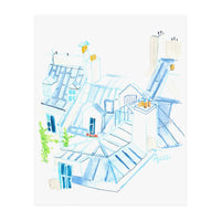 Paris Rooftops  (Print Only)