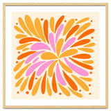 Floral Burst - pink, yellow and orange thumbnail