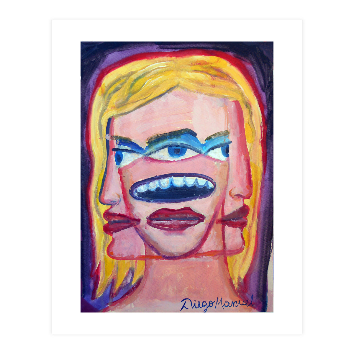 Cabeza De Mujer 13 (Print Only)