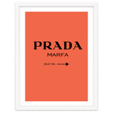 Prada Marfa, Fashion Sign Poster, Chic Decor, thumbnail