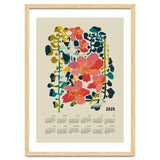 Calendar 2025 colorful orchid thumbnail