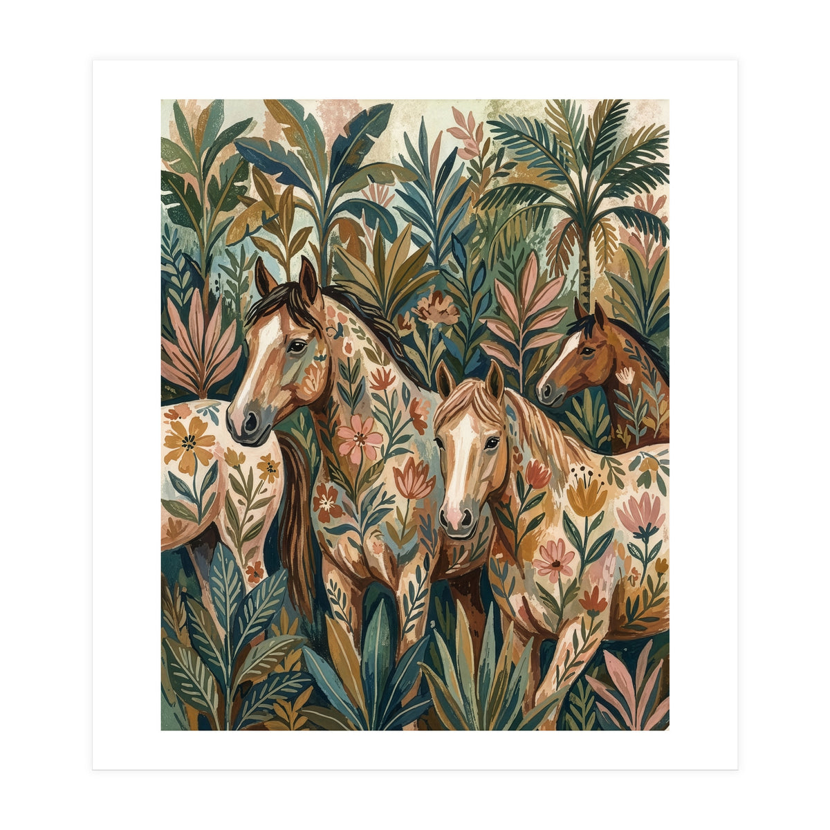 Tropical Equine Dreams (Print Only)