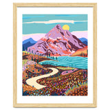 Alice In Wonder Valley, Nature Landscape Floral Positivity Meadow, Mountains Travel Pastel Bohemian Eclectic Spring, River Hope Vintage Good Vibes thumbnail