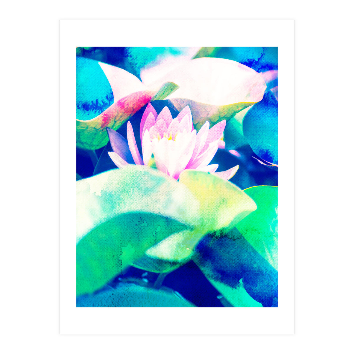 Watercolor Lotus (Print Only)