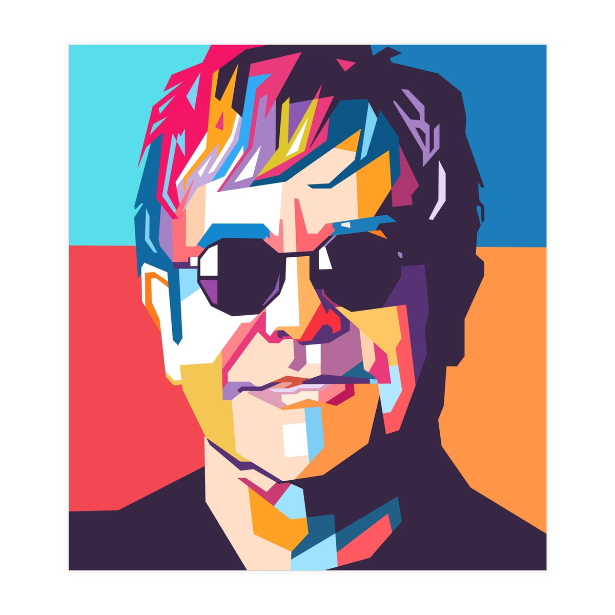 Elton John WPAP pop art (Print Only)