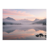Misty Morning Reflection: Serene Alpine Lake (Print Only) thumbnail